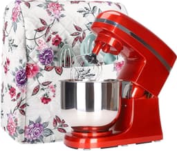Mixerhoes Keuken - Apparaathoes - Apparaten Beschermen - Met Opbergvakken - Voor 5-8 Liter - Bloemenprint — thumbnail 1