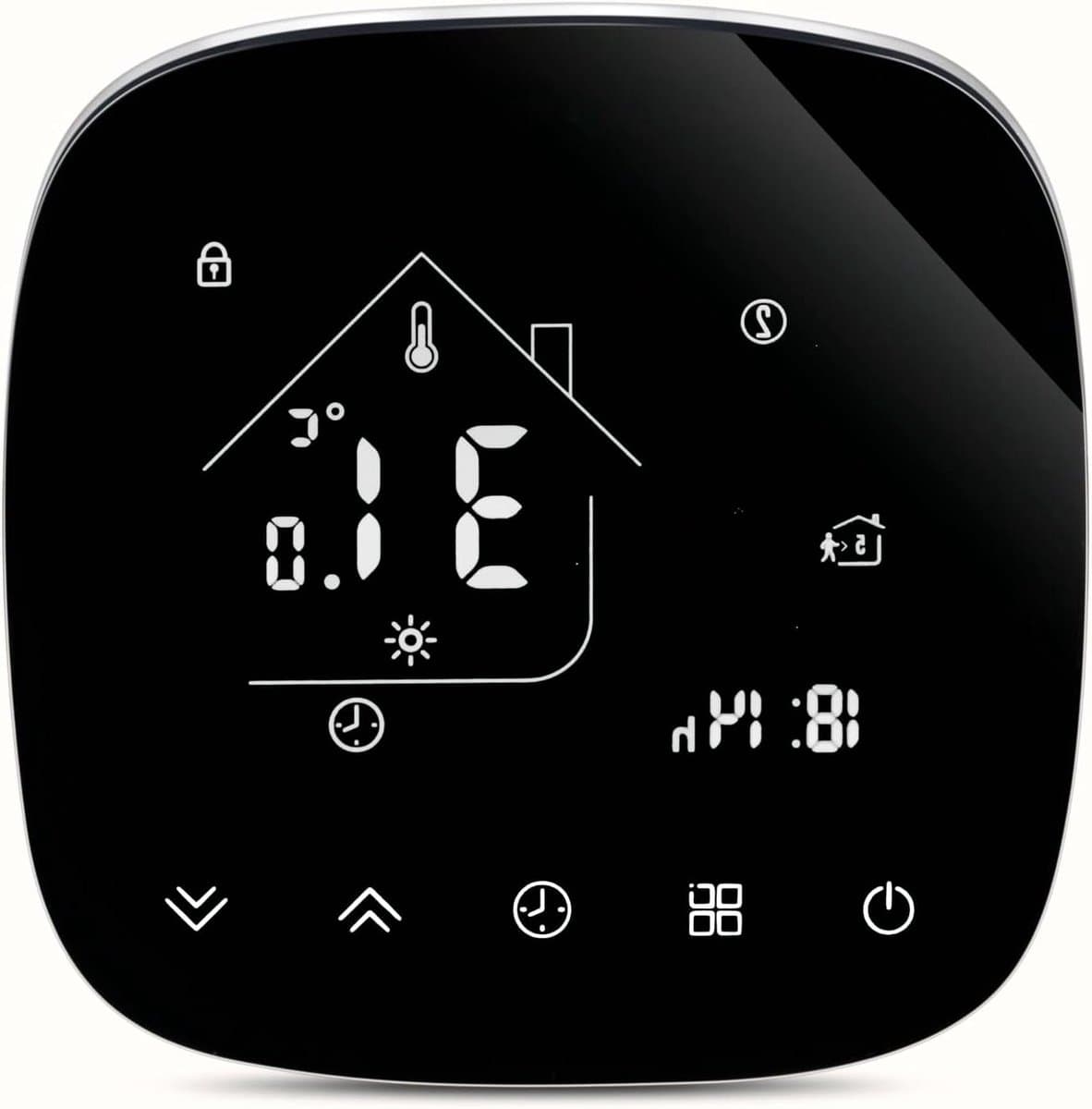 Slimme Thermostaat - Verwarming Bediening - Comfort Verhoging - App en Stembediening - 220 Volt - Wit — afbeelding 1