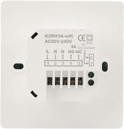 Slimme Thermostaat - Waterverwarmer Controle - Comfort Thuis - App Bediening - AC 90-240V - Zwart — thumbnail 5