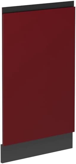Vaatwasserfrontpaneel - Paneel vaatwasser - Keuken Integratie - Greeploos Design - 45 cm - Rood — thumbnail 1