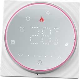 Slimme Thermostaat - Programmeerbaar Display - Verwarming Regelen - Precieze Temperatuur - 13mm Dun Paneel - Wit — thumbnail 5