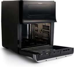 Heteluchtfriteuse XXL - Airfryer Oven - Gezond Koken - Draaibare Mand - 12 liter - Zwart — thumbnail 5
