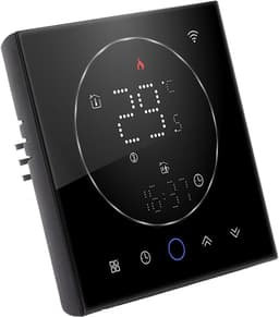 Slimme Thermostaat - Wifi Thermostaat - Energie Besparen - LED Kleurenscherm - 13mm Dun - Zwart — thumbnail 5