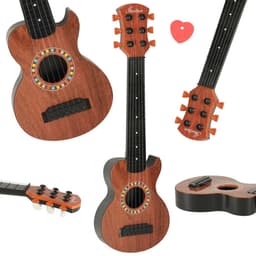 Klassieke gitaar voor kinderen houten 6 snaren 18 inch 46,5 cm — thumbnail 1