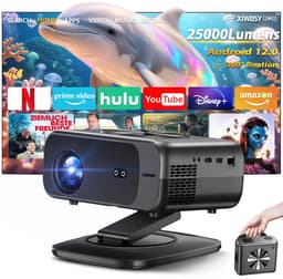 Archi Smart Projector – TV - Full HD 1080P – 800 ANSI – 4K/8K Ondersteuning – Android 12 – WiFi 6 & Bluetooth 5.3 – Autofocus – 64GB — thumbnail 5