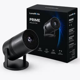 LumeWorks Prime Beamer - Full HD 1080p Mini Beamer met WiFi en Bluetooth - Ingebouwde Apps (Netflix, YouTube) - Tot 150 inch Projectie — thumbnail 1