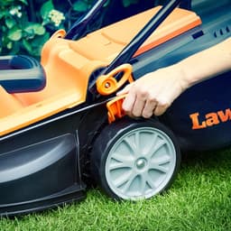 SnelShoppen - Elektrische Grasmaaier 1400W met 6 Hoogtes, 34 cm Snijbreedte, Ideaal voor Middelgrote Tuinen, 32 Liter Vangbak, Perfect voor Gras en Tu — thumbnail 2