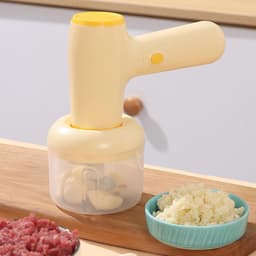 Elektrische Groentesnijder - Keukenmachine - Eten Bereiden - 4-in-1 Multifunctioneel - 19x19x10 cm - Wit — thumbnail 4