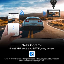 Dashcam - Metalen Behuizing - 2.5K Quad HD Resolutie - WiFi Verbinding - Voor Auto's — thumbnail 4