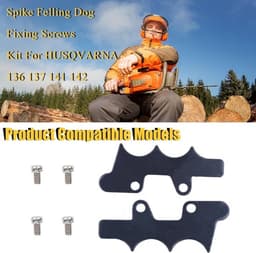Bumper Spike Felling Kit met bevestigingsschroeven geschikt voor Husqvarna 136, 137, 141, 142, 36 en 41 kettingzagen als vervangingsonderdelen voor betere grip en veiligheid — thumbnail 5