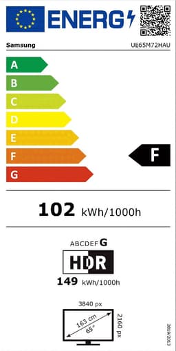 Samsung UE65M72HAUXXN tv 165,1 cm (65") 4K Ultra HD Smart TV Wifi Zwart — thumbnail 4
