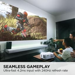 SnelShoppen - 4K Laser Home Projector met 3500 ANSI Lumen voor Gaming en Films, Ideaal voor Thuisbioscoop en Entertainment, Hoogwaardige Beeldkwalitei — thumbnail 2