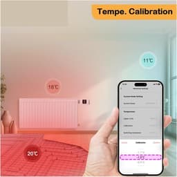 Slimme Radiatorthermostaat - Thermostaatkraan Verwarming - Energie Besparen - Raamopeningsdetectie - M30x15mm - Wit — thumbnail 4