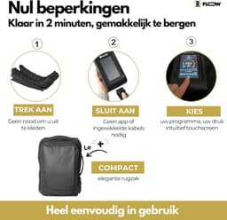 SnelShoppen - Beenmassageapparaat Draadloos 8 Zones | Pressotherapie voor Thuis | Lymphatic Drainage Massager | Vermindert Zware Benen en Vochtretenti — thumbnail 4