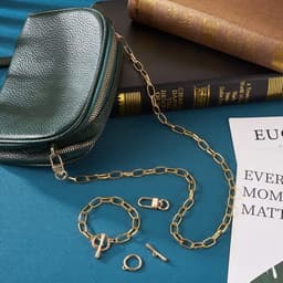Ovale ketting choker van roestvrij staal met paperclip design, geschikt voor vrouwen en meisjes voor een stijlvolle en duurzame look — thumbnail 3