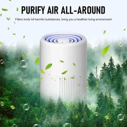 Luchtreiniger - Wit - Compact - HEPA-filter met Aromatherapie - Voor Allergieën en Gezonde Lucht — thumbnail 5