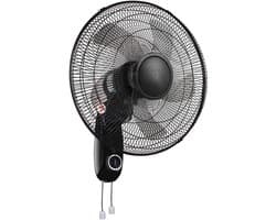 Wandventilator - Muurventilator Ventilator - Ruimte Koelen - Mechanische Pull Line - 16 Inch - rood