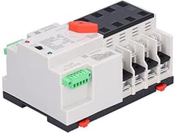 Intelligente automatische omschakelaar, 400V AC 4P 100A ATS automatische omschakelaar met dubbele omschakelaar voor draagbare elektrische groepen — thumbnail 1