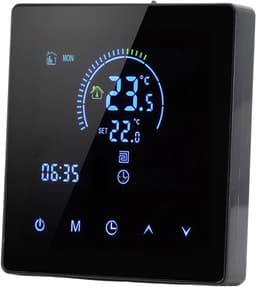 Digitale Thermostaat - Slimme Regelaar - Vloerverwarming Instellen - Energiebesparend Schema - 1.6x3.4x3.4 Inch - Zwart — thumbnail 5