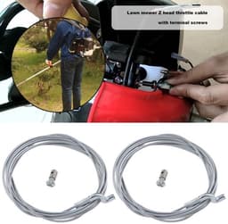 Gaskabel 2000 mm - Flexibele Kabel - Z-haak Motorremkabel - Staal - Diameter 1,5 mm - Duurzaam en Sterk — thumbnail 4