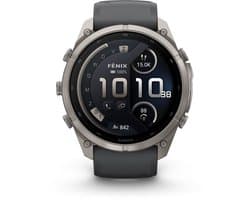 Garmin fēnix 9 Pro InReach/LTE - 51 mm - Multisport GPS-Smartwatch - 1.5" AMOLED-scherm - Titanium behuizing - Tot 31 dagen batterijduur