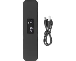 Kussenluidspreker Beengeleiding Stereo, Mini Bluetooth5.3 Slaaphoofdtelefoon met Digitale Display Timerfunctie voor Zijslapers, Diepe Slaap, Meditatie, Slapeloosheid (zwart)