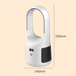 Bladloze Ventilator Home Bladloze Ventilator Desktop Draadloze Circulatieventilator Sproeibevochtiging Bladloze Ventilator Met Hoge Windsnelheid Gebruiksvriendelijk(Black) — thumbnail 2