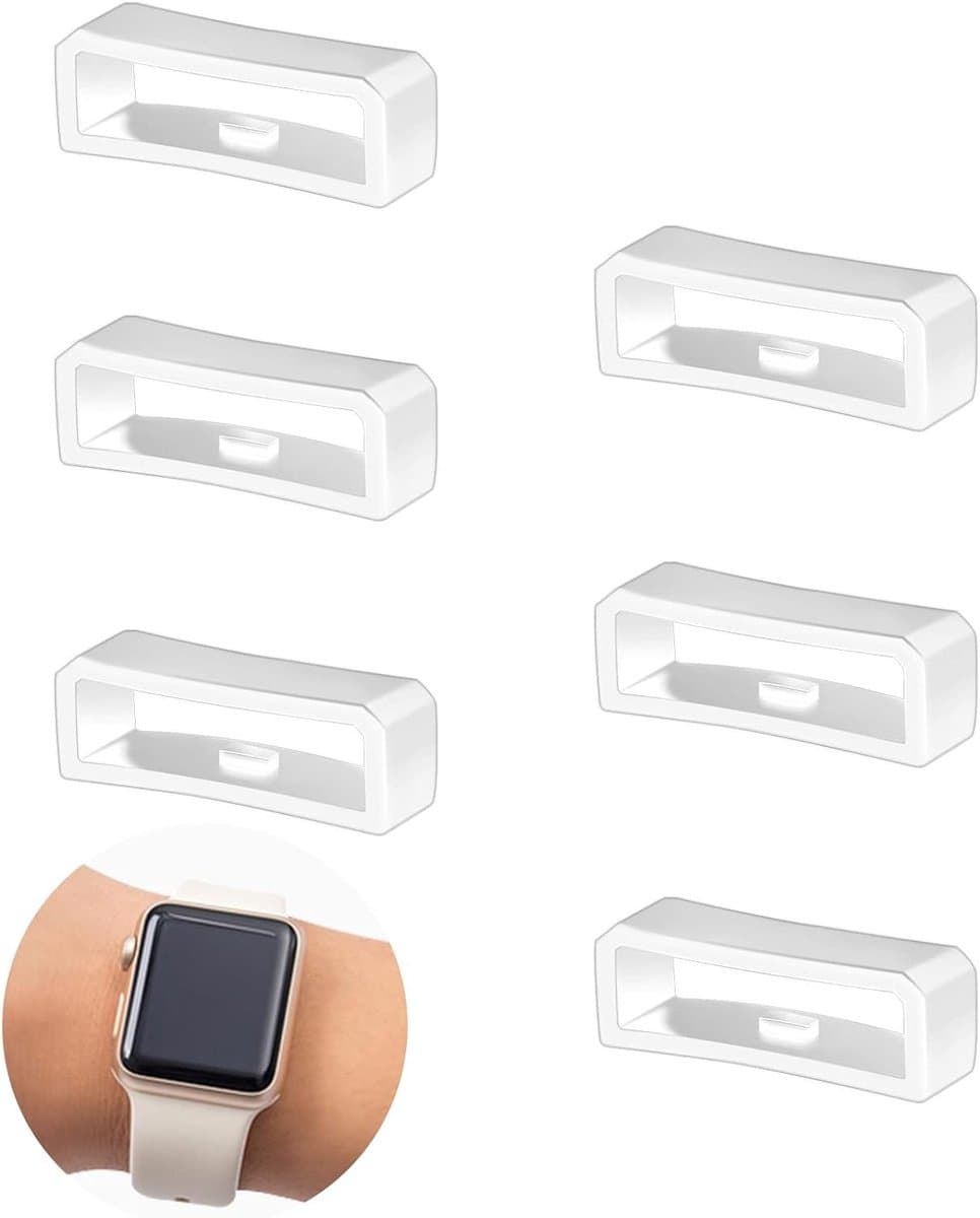Siliconen horlogeband houder voor loop, vervangbare horlogeband en sluiting, ideaal voor sport en dagelijks gebruik — afbeelding 1