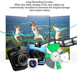 Allecto - Dash Cam - 1080P Full HD - Dubbele camera's voor en achter - 170° groothoek - Nachtzicht - Auto Dashboard Camera Recorder - Geschikt voor... — thumbnail 2