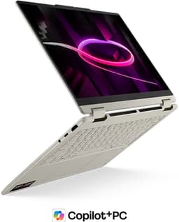 Lenovo Yoga 7 2-in-1 14AGP11 Copilot+ PC AMD Ryzen AI 7 445 Hybride (2-in-1) 35,6 cm (14") Touchscreen 2.8K 32 GB LPDDR5x-SDRAM 1 TB SSD Wi-Fi 7 (802.11be) Windows 11 Home Engels Schelp (kleur) — thumbnail 2