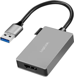 USB naar HDMI Adapter - Externe Videokaart - Extra Scherm Aansluiten - Plug and Play - 015 m - Grijs — thumbnail 1