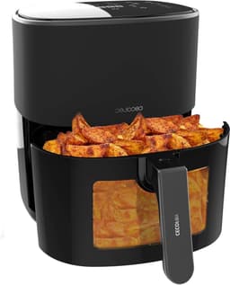 Airfryer Zonder Olie - Heteluchtfriteuse - Gezond Frituren - Met Kijkvenster - 6.5 Liter - Zwart — thumbnail 1