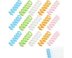 Kleurige Plastic Binding Combs voor Documenten, Spiral Binding Ringen en Paper Binder, Ideaal voor Kantoor en Schoolgebruik