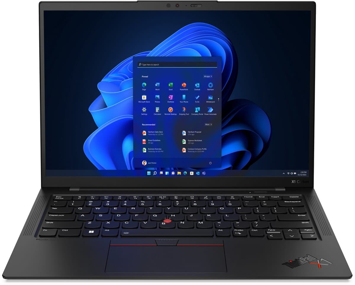 Lenovo ThinkPad X1 Carbon Gen 10 Intel® Core™ i7 i7-1265U Laptop 35,6 cm (14") Touchscreen WUXGA 16 GB LPDDR5-SDRAM 512 GB SSD Wi-Fi 6E (802.11ax) Windows 11 Pro Frans Zwart — afbeelding 1
