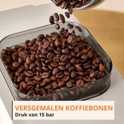 Krups Coffee Crush SA4001 - Automatische koffiemachine - Ivory - Compact 15 cm breed - Geschikt voor bonen en gemalen koffie — thumbnail 2