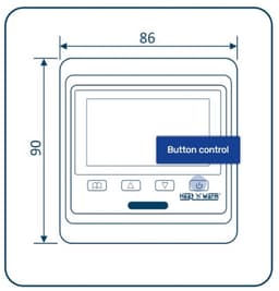 Programmeertbare thermostaat HW500, 16A, 230 V — thumbnail 3