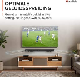 Soundbar - Audizio SB95 - HDMI-ARC - Bluetooth - 120W - Optisch - Soundbar voor TV - 88 cm breed — thumbnail 2
