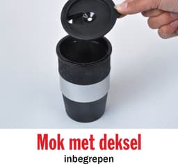 All Ride Koffiezetapparaat 12Volt Auto en Vrachtwagen - Koffiepadmachine voor Koffiepads - Koffiezet Apparaat met Koffiebeker - Auto Accessoiries voor Onderweg - Zwart — thumbnail 2