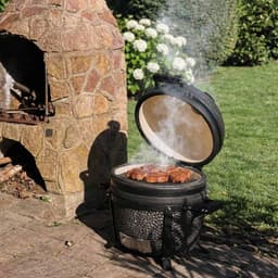 Patton Premium Compact 15" Kamado - Rooster Ø33,5 cm - Matzwart — thumbnail 2