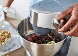 Keukenmachine - Mixer Deegmachine - Bakken en Koken - Krachtige 1000W Motor - 4.3 L Kom - Zilver — thumbnail 5