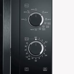 Magnetron met grill - Oven combi - Snel eten bereiden - Ruime inhoud - 25 Liter - Zwart — thumbnail 3