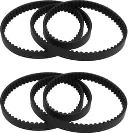 Aandrijfriem Keukenmachine - Tandriem Mixer - Vervangen Versleten - Duurzaam Rubber - 486 mm Omtrek - Zwart — thumbnail 1