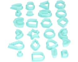 Set van 24 Stukjes Vormsnijders voor Polymer Klei, Perfect voor DIY Sieraden, Hangers en Creatieve Ambachten