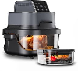 Airfryer – Heteluchtfriteuse – Friteuse – Air Fryer – Heteluchtoven – 4 Liter Inhoud – Glas Kijkvenster – 1500 Watt — thumbnail 15