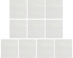 3D Wanddecoratie met Zelfklevende Schuimfolie - 38x35cm Wit Muursticker voor Thuis, Modern Design en Eenvoudige Aanbrenging