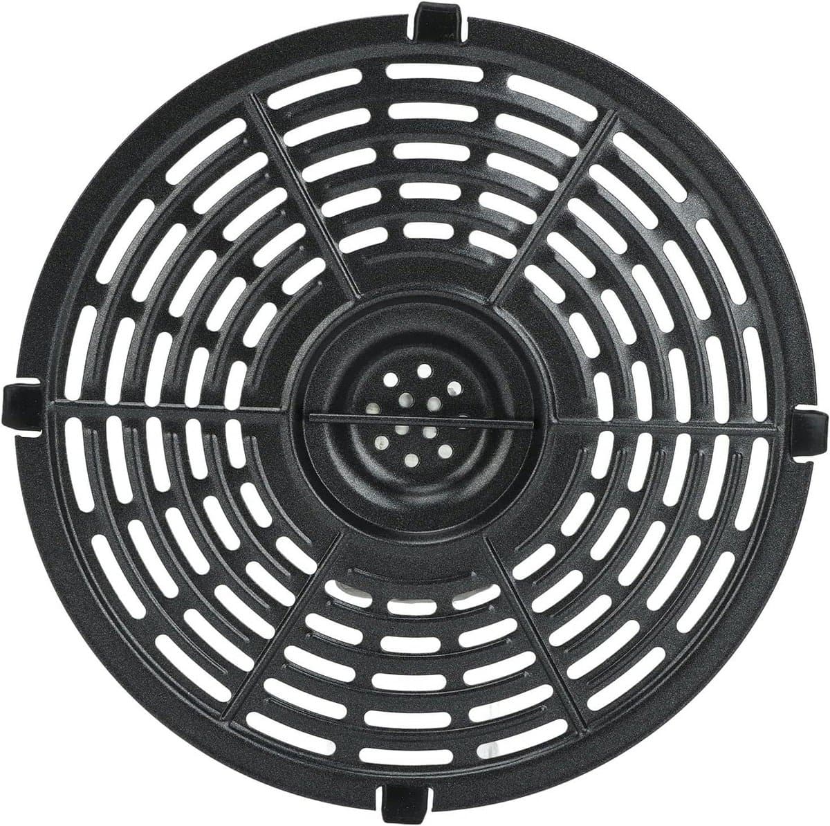 Friteuse Vervangende Grillpan - Crisperplaat Airfryer - Gezond Bakken - Dubbellaagse Antiaanbaklaag - 216 cm - Zwart — afbeelding 1