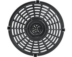 Friteuse Vervangende Grillpan - Crisperplaat Airfryer - Gezond Bakken - Dubbellaagse Antiaanbaklaag - 216 cm - Zwart