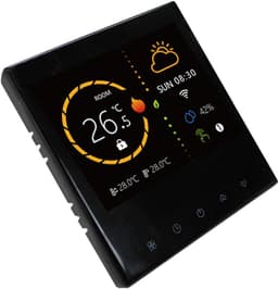 Slimme thermostaat - Wifi thermostaat - Verwarming regelen - Kleuren touchscreen - 95-240VAC - Zwart — thumbnail 3