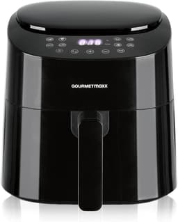 Heteluchtfriteuse - Airfryer Keukenapparaat - Vetarm Koken - 8 Programma's - 45 Liter - Zwart — thumbnail 4