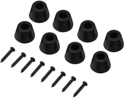 Allecto - Rubber Feet - Anti-Vibratie Pads - Duurzaam - 30x20mm - Vervangende Voeten - Geschikt voor Hi-Fi Speakers - 8 Stuks — thumbnail 1
